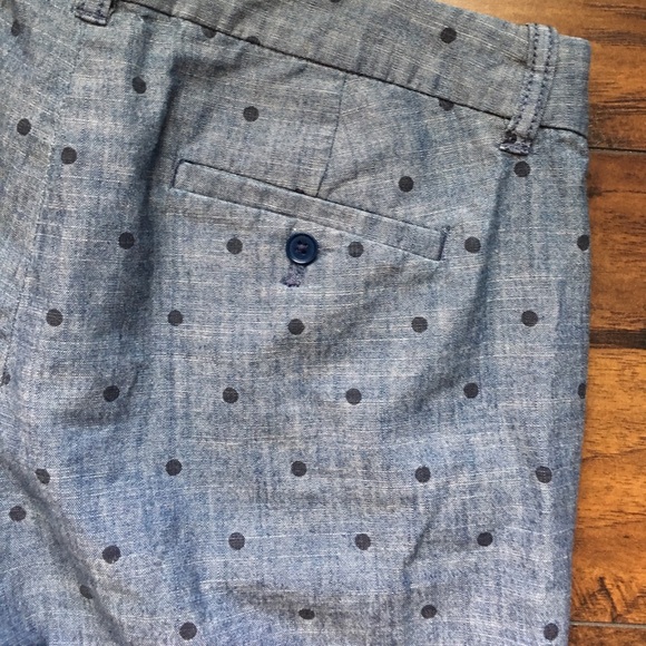 J. Crew Blue Polka Dot Women's Shorts - Picture 5 of 5